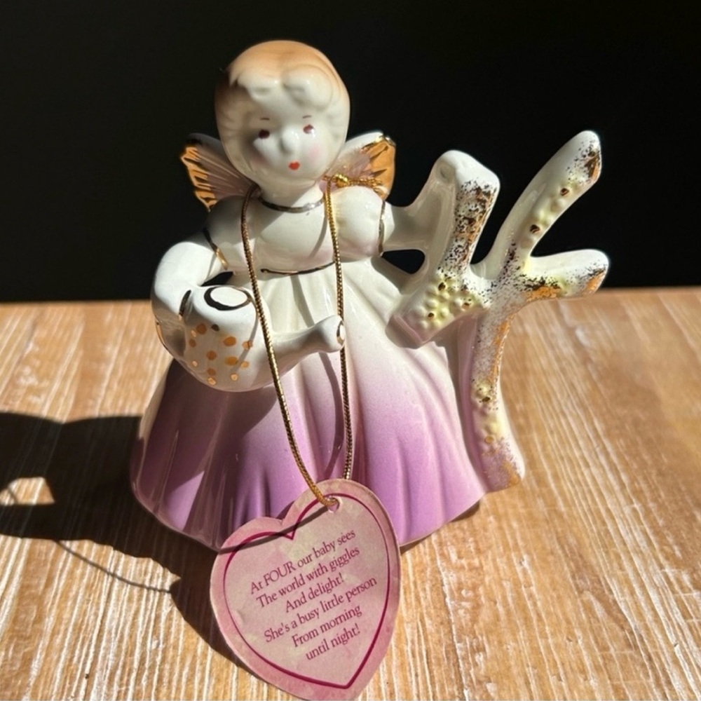 Vintage Josef Originals 4th Birthday Angel by Muriel Joseph George.